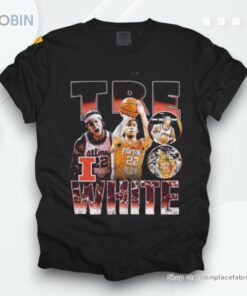 Illinois Basketball Tre White Nil Shirt
