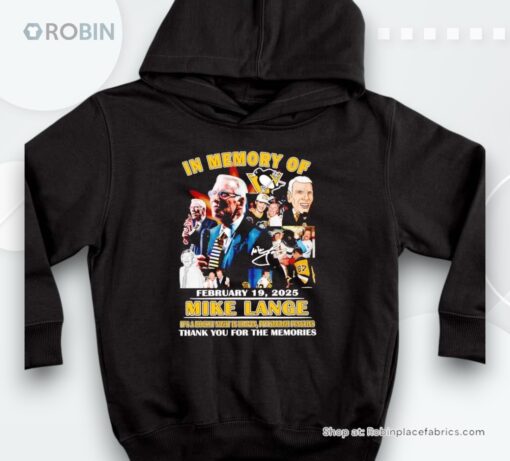 In Memory Of Mike Lange It’s A Hockey Night In Heaven Pittsburgh Penguins Shirt