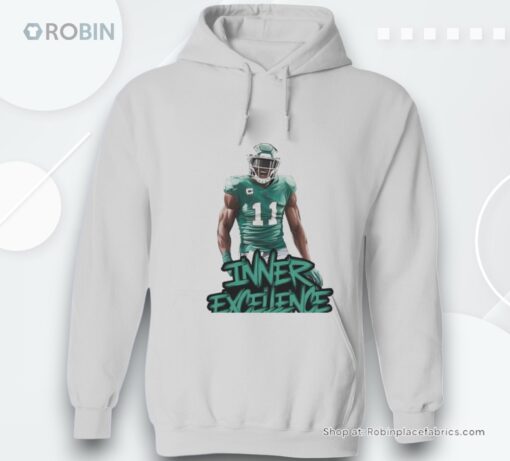 Inner Excellence Aj Brown 11 Eagles Shirt