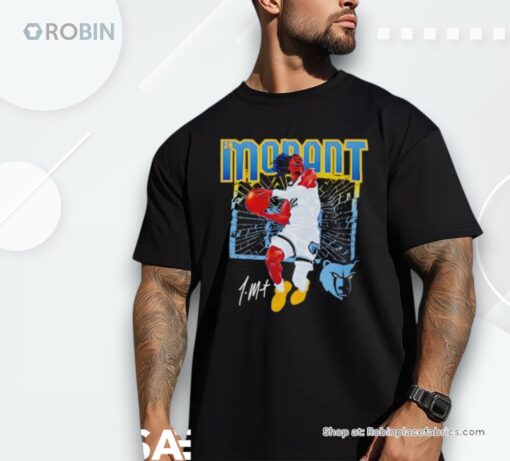 Ja Morant Jump Shot Shattered Memphis Grizzlies Signature Shirt