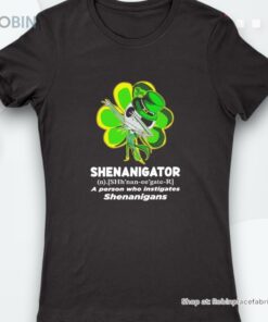 Jack Skellington Shenanigator A Person Who Instigates Shenanigans St Patricks Day Shirt