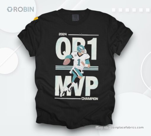 Jalen Hurts 2024 Qb1 Mvp Champion Shirt