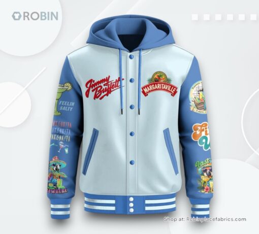 Jimmy Buffett Margaritaville Special Hooded Varsity Jacket