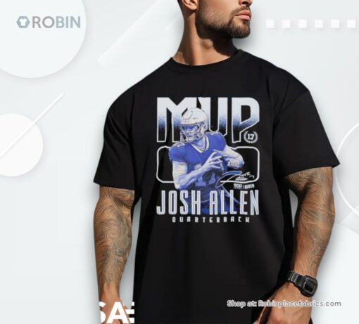 Josh Allen Quarterback 2024 Mvp Buffalo Bills Signature Shirt