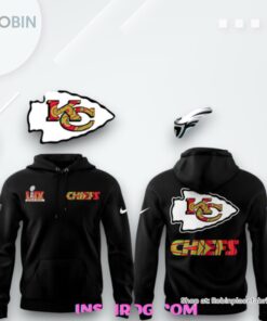 Kansas City Chiefs Super Bowl LIX 2025 Black Hoodie Kansas City Chiefs Super Bowl LIX 2025 Black Hoodie