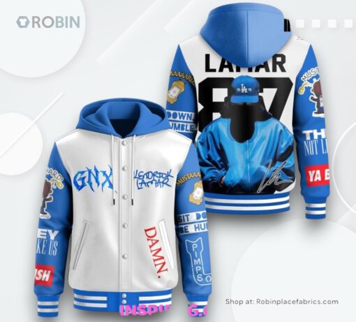 Kendrick Lamar GNX Limited Edition Hooded Varsity Jacket