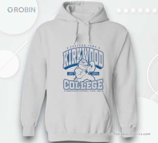 Kirkwood College Undefeated Football Since 1966 Shirt