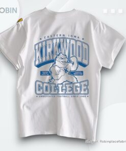 Kirkwood College Undefeated Football Since 1966 Shirt
