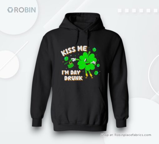 Kiss Me I’m Day Drunk St Patricks Day Shirt