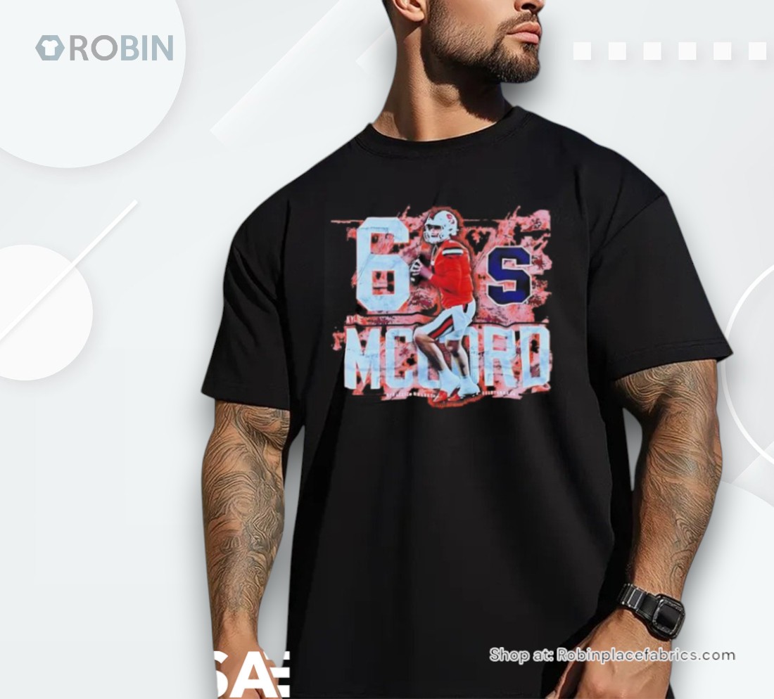 Kyle Mccord 6 Syracuse Orange Football Vintage Shirt Kyle Mccord 6 Syracuse Orange Football Vintage Shirt