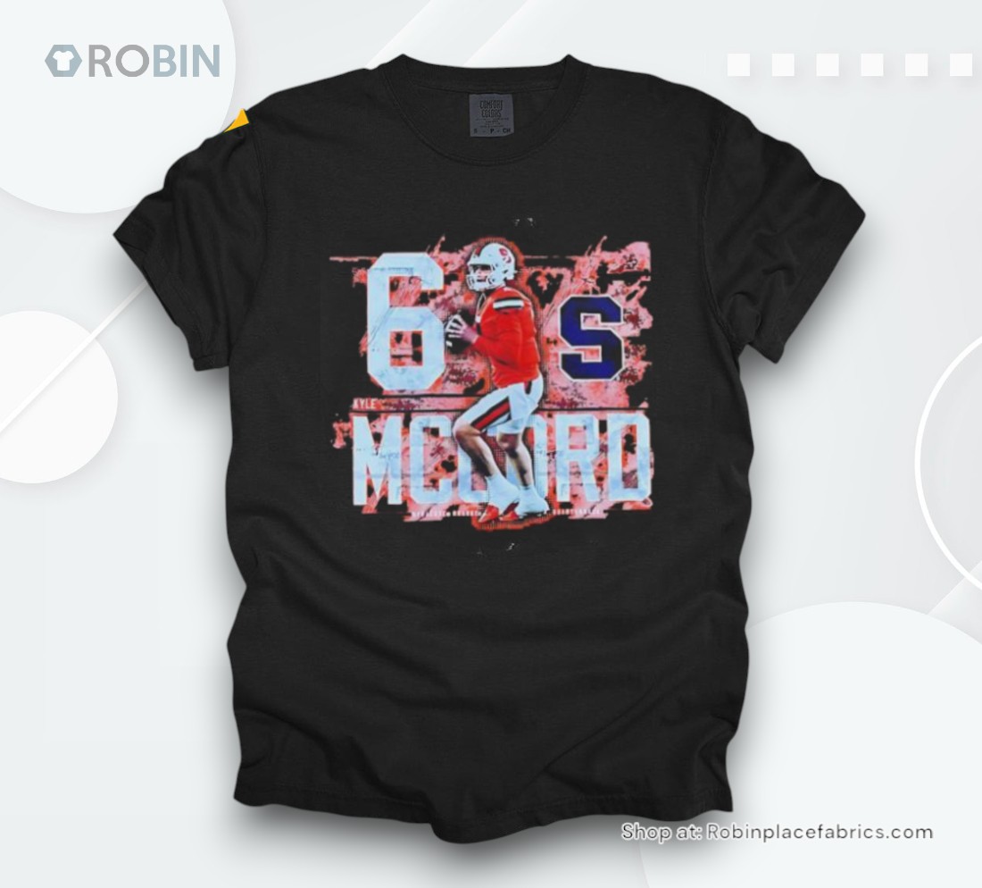 Kyle Mccord 6 Syracuse Orange Football Vintage Shirt Kyle Mccord 6 Syracuse Orange Football Vintage Shirt