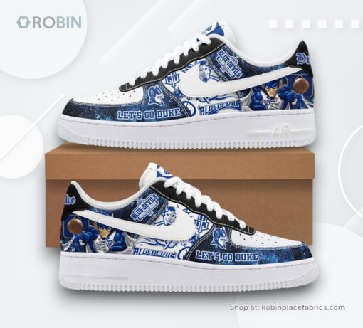Let’s Go Duke Blue Devils Limited Edition Nike Air Force 1 Sneaker