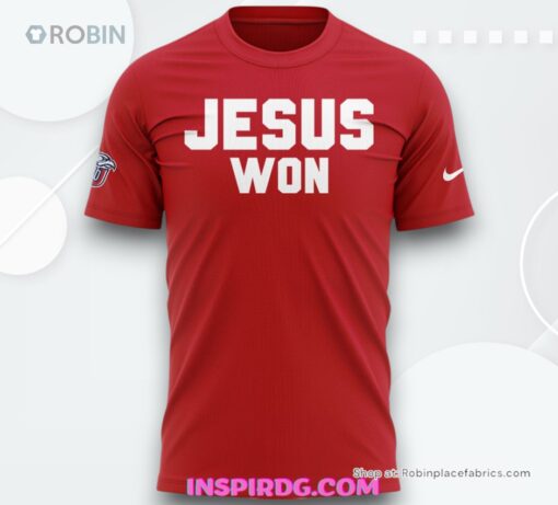 Liberty Flames Football Jesus Won T Shirt