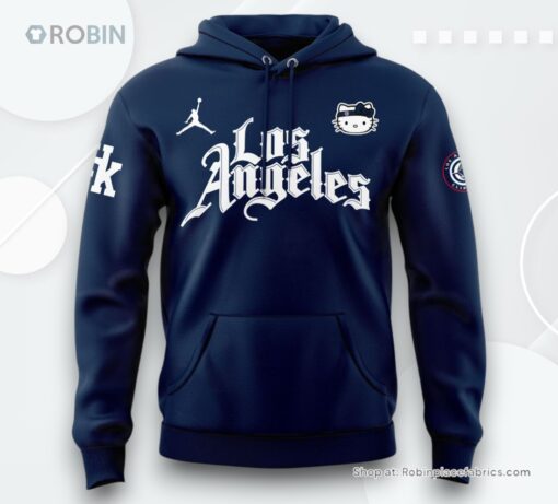Los Angeles Clippers Hello Kitty Night Limited Hoodie