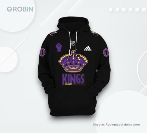 Los Angeles Kings Crown 2025 Adidas Hoodie