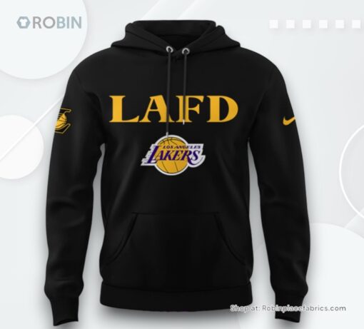 Los Angeles Lakers LAFD 2025 Hoodie