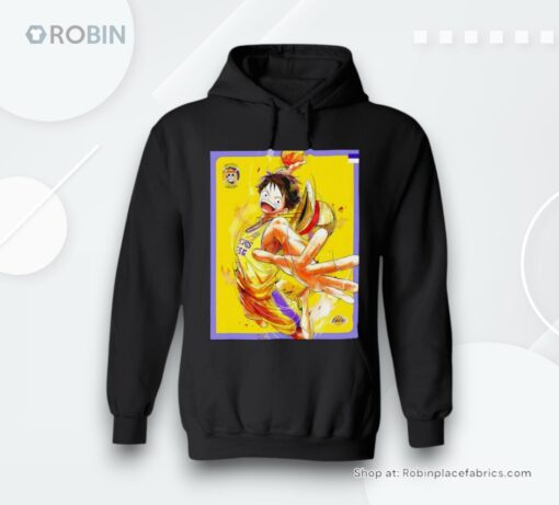 Los Angeles Lakers X One Piece Monkey D. Luffy Shirt