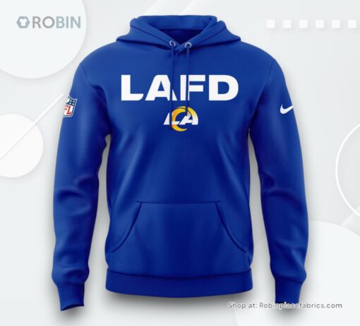 Los Angeles Rams LAFD 2025 Nike Hoodie