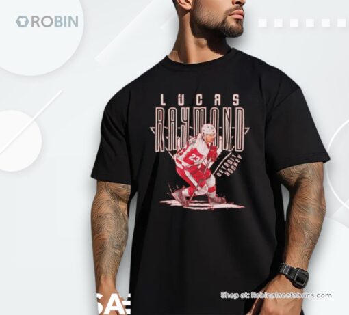 Lucas Raymond Detroit Hockey Player Shirt