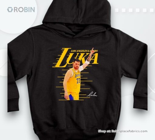 Luka Doncic Los Angeles Lakers Celebration Pointing Signature Shirt