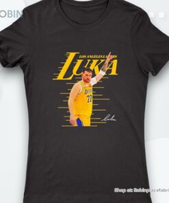Luka Doncic Los Angeles Lakers Celebration Pointing Signature Shirt