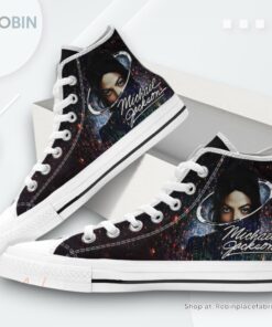 Michael Jackson Limited Edition Converse Hightop Canvas Shoes