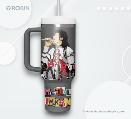 Michael Jackson Moonwalk Stanley Tumbler Cup