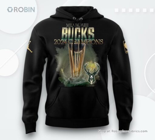 Milwaukee Bucks 2024 NBA Cup Champions Hoodie