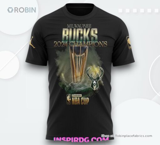 Milwaukee Bucks 2024 NBA CUP Champions Shirt