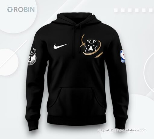 Milwaukee Bucks NBA 2025 Special Edition Black Hoodie