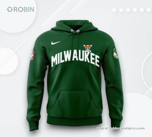 Milwaukee Bucks x One Piece Special Edition Hoodie