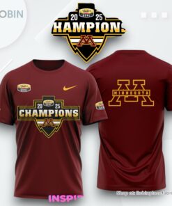 Minnesota Golden Gophers 2025 Duke’s Bowl Champions T Shirt