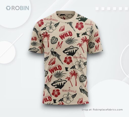 Minnesota Wild Margaritaville 2025 T Shirt