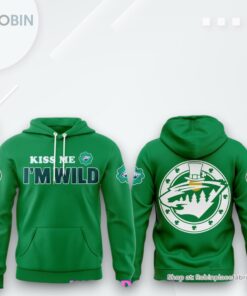 Minnesota Wild St. Patrick’s 2025 Special Green Hoodie