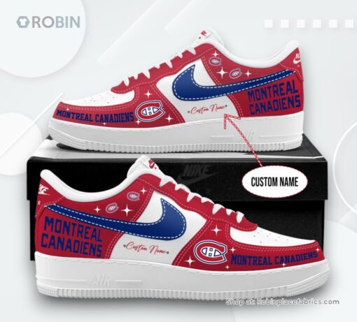 Montreal Canadiens Special Edition Nike Air Force 1 Sneaker