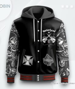Motörhead Band Hooded Varsity Jacket