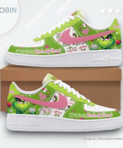 My Grinch Stole My Heart Limited Edition Nike Air Force 1 Sneaker