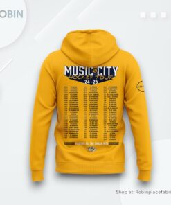 Nashville Predators Music City Hockey Tour Hoodie