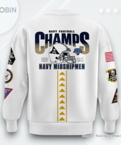 Navy Midshipmen Armed Forces Bowl Champions 2024 Sweatshirt, Sweater