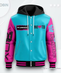 New Kids On The Block Blockhead Hooded Varsity Jacket