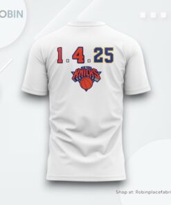 New York Knicks 1.4.25 Special Edition T Shirt