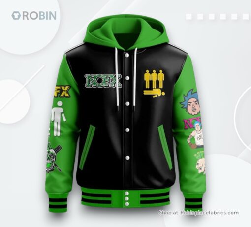 NOFX Punk In Drublic Hooded Varsity Jacket