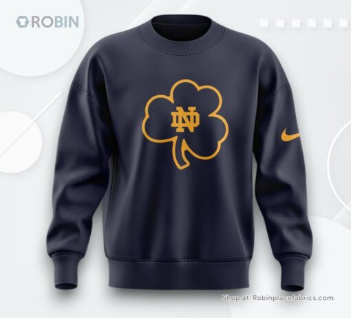 Notre Dame Coach Marcus Freeman Clover Sweatshirt, Sweater