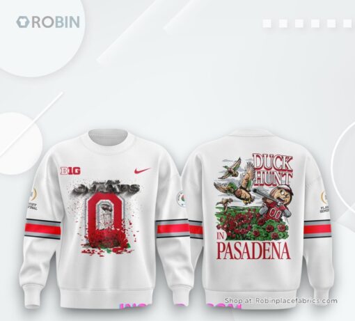 Ohio State Buckeyes Duck Hunt in Pasadena 2025 Sweatshirt, Sweater