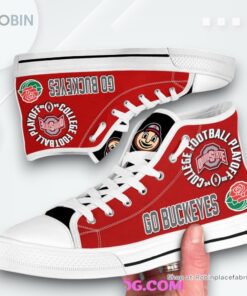 Ohio State Buckeyes Rose Bowl 2024 25 Converse Canvas Shoes