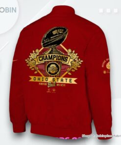 Ohio State Buckeyes Rose Bowl Champions 2025 Red Jacket