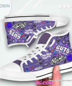 Olivia Rodrigo Limited Edition High Top Canvas Shoes