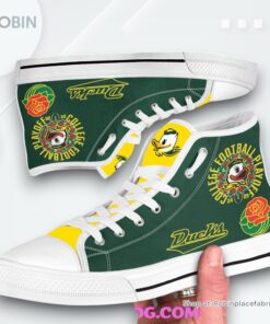 Oregon Ducks College Football Playoff 2024 25 Converse Canvas Shoes