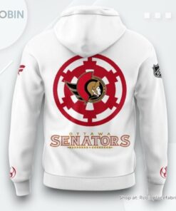 Ottawa Senators Collab Star Wars Limited White Hoodie Ottawa Senators Collab Star Wars Limited White Hoodie