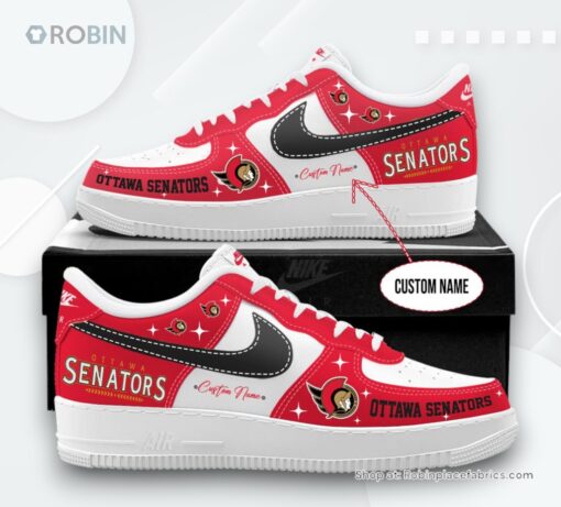 Ottawa Senators Special Edition Nike Air Force 1 Sneaker